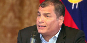 Rafael Correa, presidente de Ecuador