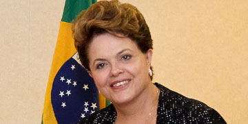 Dila Rousseff, presidenta de Brasil