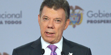 Juan Manuel Santos, presidente de Venezuela