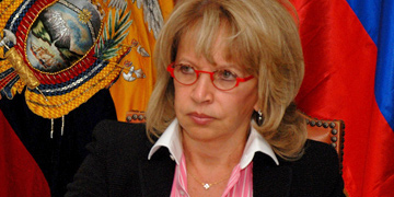 Cecilia Álvarez-Correa, ministra de Comercio de Colombia
