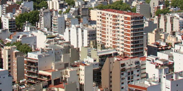 Bloques de viviendas en Argentina