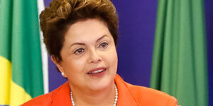 Dilma Rousseff, presidenta de Brasil