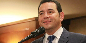 Jimmy Morales, el candidato del Frente Convergencia Nacional a la Presidencia de Guatemala