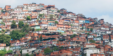 Favelas de Petare en Caracas