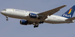 Avión de Boliviana de Aviación