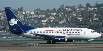 Avión de Aeroméxico