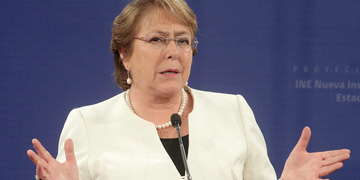 Michele Bachelet, presidenta de Chile