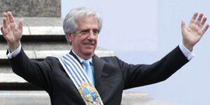 Tabaré Vázquez, presidente de la República Oriental de Uruguay