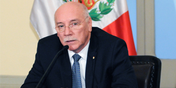 Eladio Loizaga, ministro de Asuntos Exteriores de Paraguay