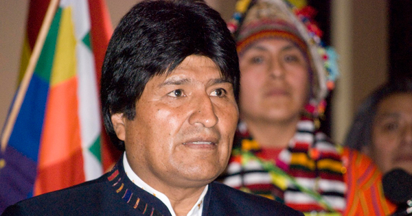 Evo Morales, presidende de Bolivia