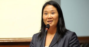 Keiko Fujimori, lideresa del primer partido del Congreso peruano Fuerza Popular