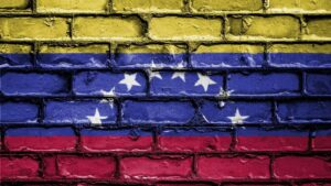 Bandera muro Venezuela