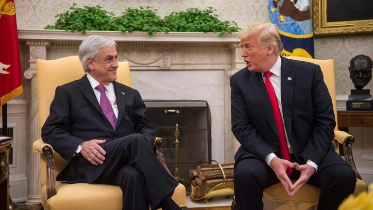 Sebastián Piñera y Donald Trump
