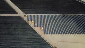 Vista de una campo de paneles solares de la empresa Fortius, el 6 de agosto de 2019 en el estado de Jalisco (México)