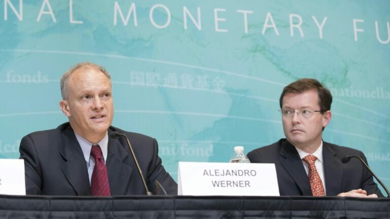 El director del FMI para el Hemisferio Occidental, Alejandro Werner