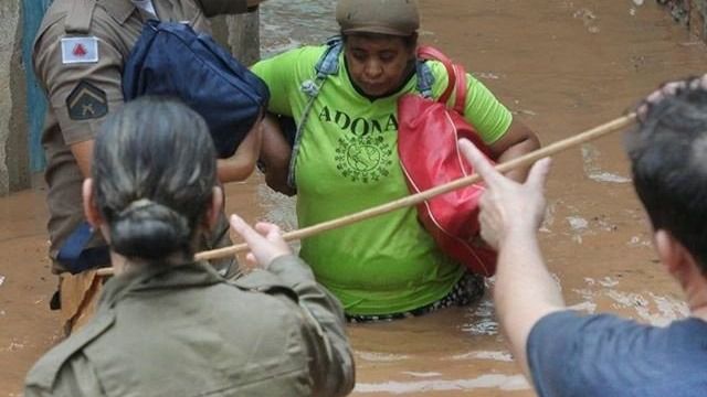 Inundaciones en Minas Gerais, Brasil