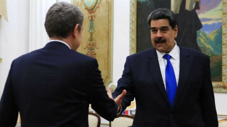 José Luis Rodríguez Zapatero y Nicolás Maduro