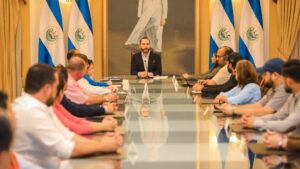 El presidente de El Salvador, Nayib Bukele