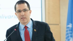 El ministro de Relaciones Exteriores de Venezuela, Jorge Arreaza