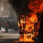 Disturbios en Jalisco por la muerte de Giovanni López tras ser detenido por la policía mexicana por no llevar mascarilla