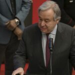 Imagen del secretario general de la ONU, António Guterres