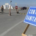 Un control sanitario en Chile