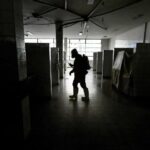 Desinfección por el coronavirus en La Paz, Bolivia
