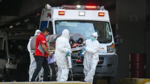 Trabajadores de un hospital de Ciudad de México