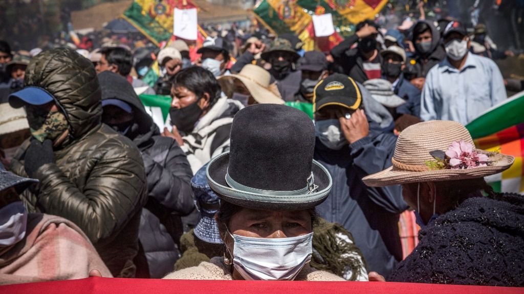 Protestas contra el aplazamiento de las elecciones de Bolivia en El Alto