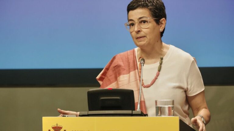 La ministra de Asuntos Exteriores de España, Arancha González Laya