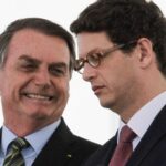 El presidente de Brasil, Jair Bolsonaro, y el ministro de Medio Ambiente, Ricardo Salles