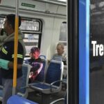 Limpieza de un tren en Argentina por el coronavirus