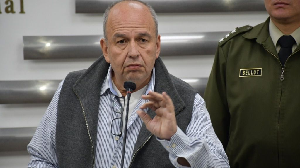 El ministro de Gobierno de Bolivia, Arturo Murillo