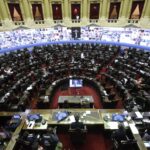 Sesión telemática en la Cámara de Diputados de Argentina