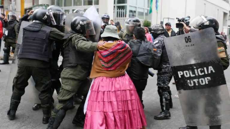 Disturbios en La Paz en el marco de la crisis desatada tras las elecciones presidenciales de 2019 en Bolivia