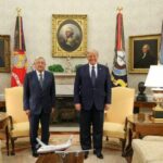 Andrés Manuel López Obrador y Donald Trump en la Casa Blanca