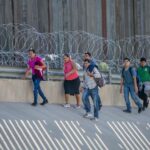 Migrantes en la frontera con Estados Unidos