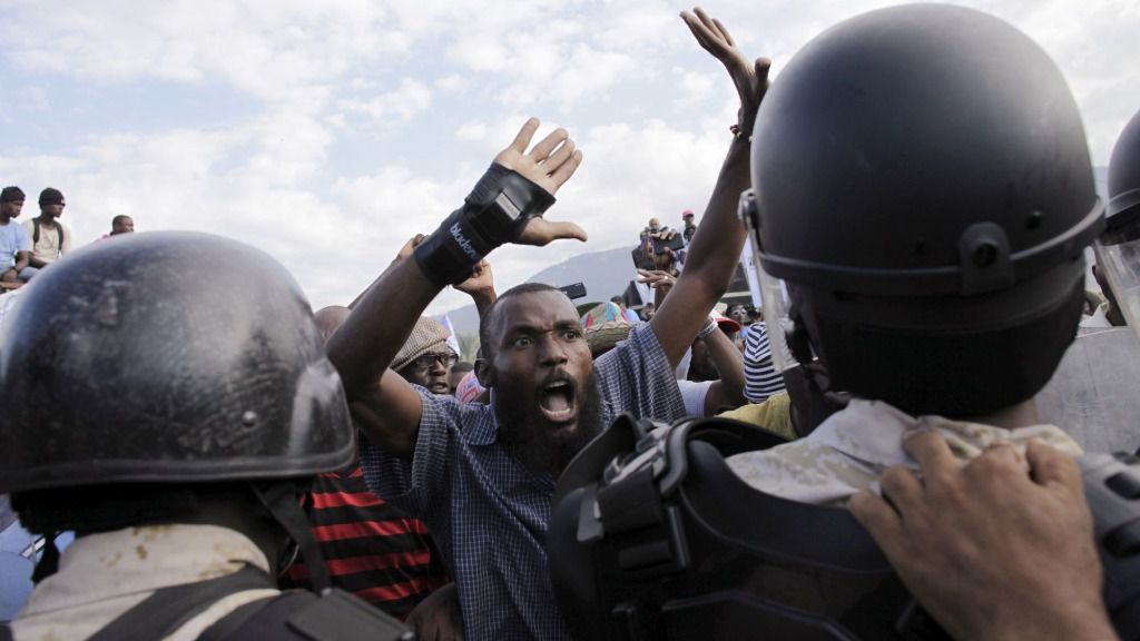 Protestas en Haití