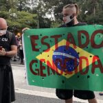 Manifestación en Sao Paulo contra la violencia policial y el último operativo llevado a cabo en la favela de Jacarezinho, en Río de Janeiro - LECO VIANA / ZUMA PRESS / CONTACTOPHOTO