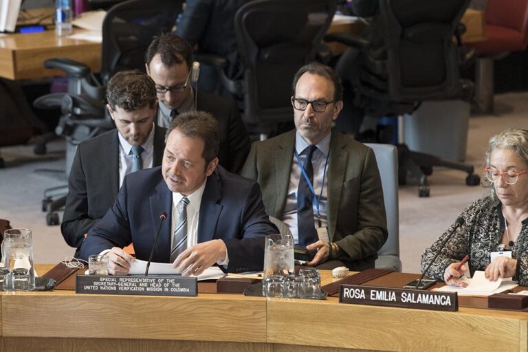 El representante de Naciones Unidas en Colombia y jefe de la Misión de Verificación de la ONU en el país, Carlos Ruiz Massieu - Mark Garten/United Nations /dpa