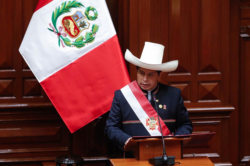 El Congreso de Perú emite un informe donde hallaría culpable de corrupción al presidente Pedro Castillo