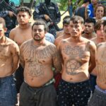 Pandilleros detenidos en El Salvador / Foto: Policía Nacional Civil de El Salvador