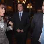 Sergio Massa con Alberto Fernández y Cristina Kirchner