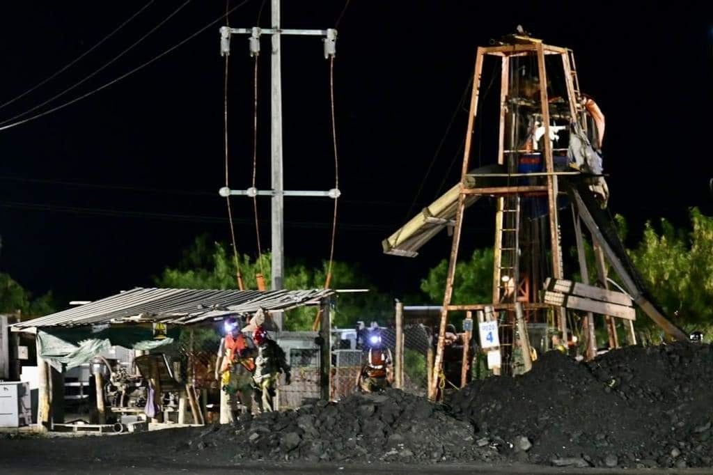 Labores de rescate de mineros atrapados en una mina de carbón de Sabinas, Coahuila, México - GOBIERNO DE COAHUILA, MÉXICO