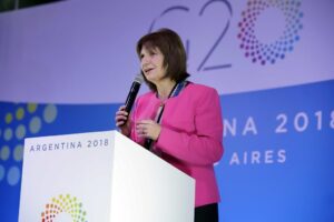 La excandidata presidencial argentina Patricia Bullrich