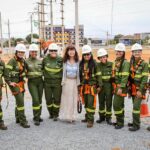 La ministra de Igualdad, Ana Redondo, en la Escuela de Electricistas de Iberdrola | Foto de Iberdrola