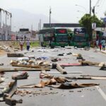 Protesta de transportistas en Perú, imagen de archivo 2021. - -/GDA via ZUMA Wire/dpa