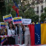 Una manifestación en Madrid a favor del candidato opositor venezolano Edmundo González / Foto: Europa Press - Contacto - David Canales