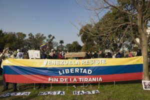 Protestas de la oposición venezolana en Buenos Aires - Europa Press/Contacto/Esteban Osorio
