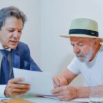 El ministro de Finanzas de Brasil, Fernando Haddad, y el presidente Luiz Inácio Lula da Silva. - Ricardo Stuckert/Palacio Planalt / DPA
